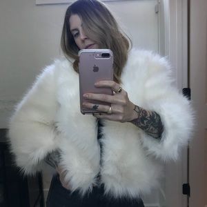 Glam faux fur coat